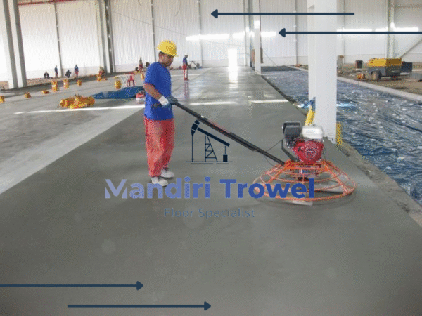 harga jasa finishing trowel lantai beton