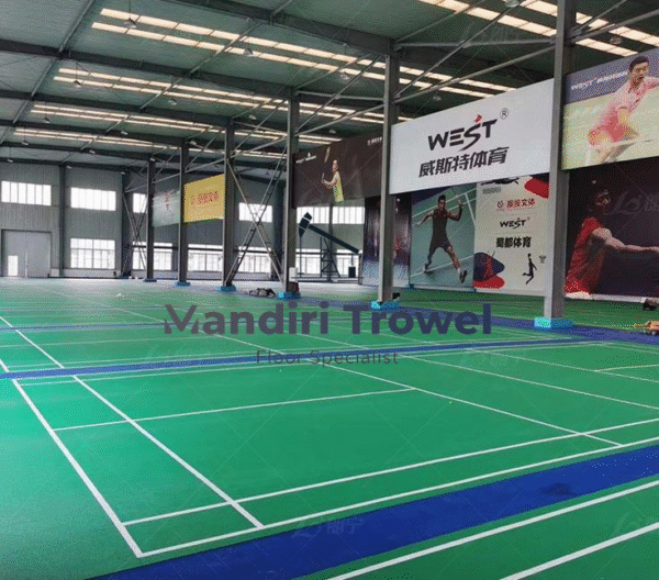 jasa pembuatan lapangan badminton