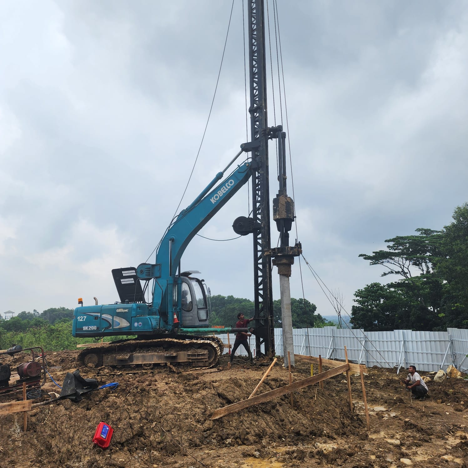 harga square pile 50x50