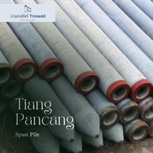harga spun pile d 40