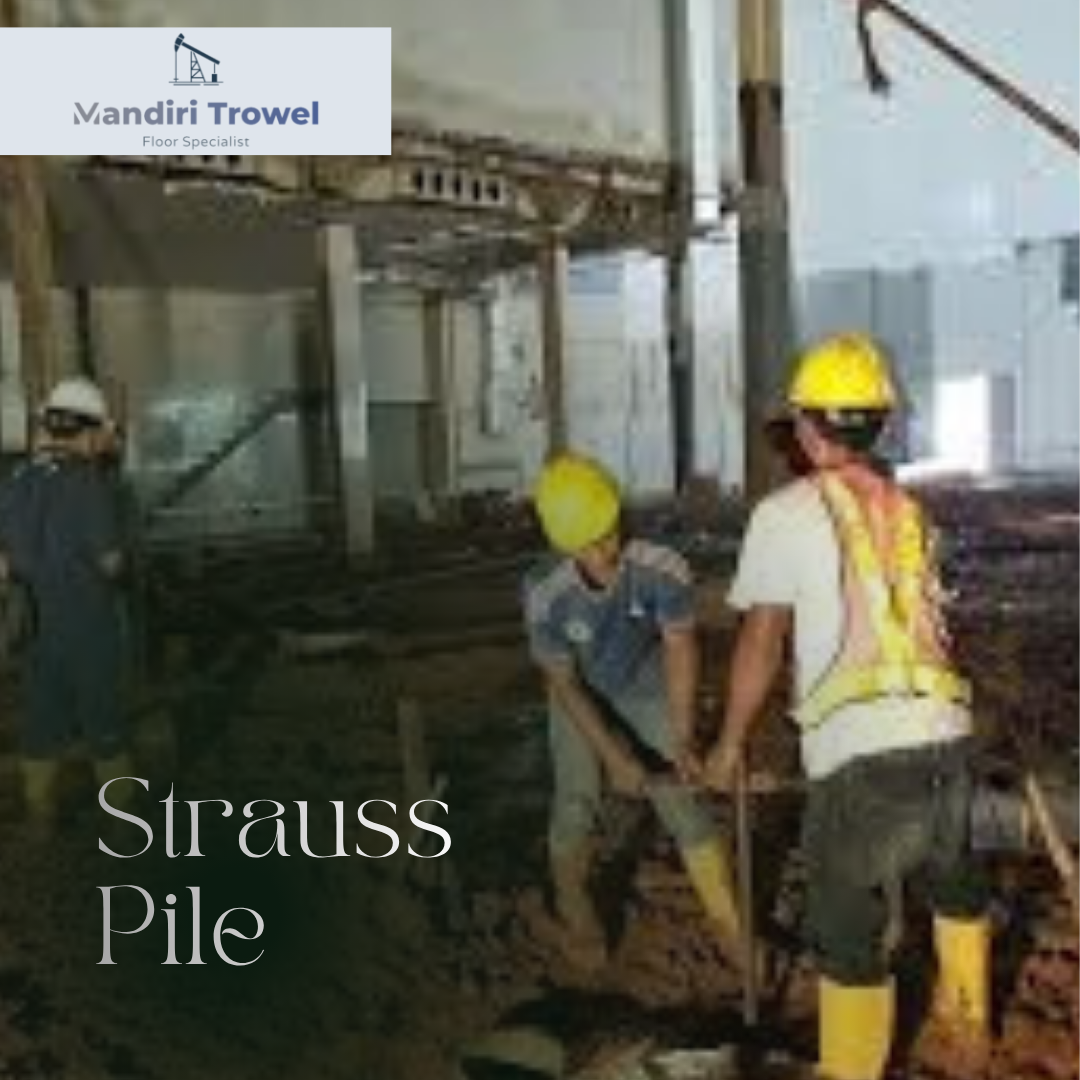 strauss pile untuk pagar beton